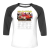 Unisex 3/4 Baseball Tee