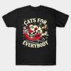 Christmas Cat Santa Cat Lover Christmas Cats For Everybody T-Shirt