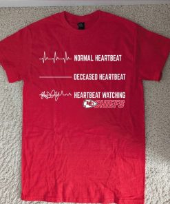 Kansas Chiefs Heartbeat t-shirt 1
