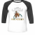 Unisex 3/4 Baseball Tee