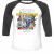 Unisex 3/4 Baseball Tee