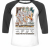 Unisex 3/4 Baseball Tee