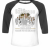 Unisex 3/4 Baseball Tee