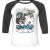 Unisex 3/4 Baseball Tee