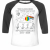 Unisex 3/4 Baseball Tee