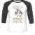 Unisex 3/4 Baseball Tee