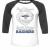 Unisex 3/4 Baseball Tee