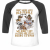 Unisex 3/4 Baseball Tee