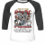 Unisex 3/4 Baseball Tee