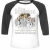 Unisex 3/4 Baseball Tee
