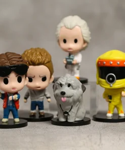 Anime Figure BTTF Marty Dr.Brown Biff Q Toys