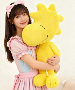 40-100cm Snoopy Plush Toys Woodstock Large Cartoon Plushie Anime Birthday Pillow Sofa Bird Doll Stuffed Gift for Childrens Xmas