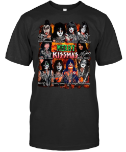 Kiss Music Band Signatures Shirt