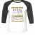 Unisex 3/4 Baseball Tee