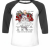 Unisex 3/4 Baseball Tee