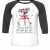 Unisex 3/4 Baseball Tee