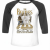 Unisex 3/4 Baseball Tee
