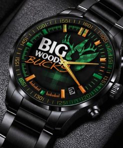 Big woods Bucks stainless steel watch