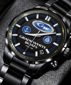 Grady White stainless steel watch