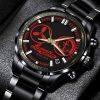 Lyman stainless steel watch