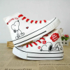Snoopy High Top Canvas Shoes