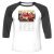 Unisex 3/4 Baseball Tee