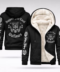 Gothic Sherpa Hoodie